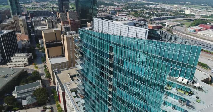 Aerial of Downtown Fort Worth, Texas