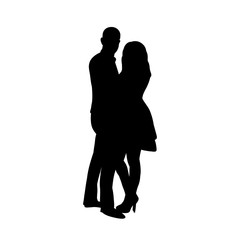  silhouette in love couple