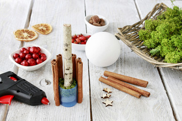 How to make beautiful Christmas decoration, tutorial.