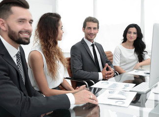 business team at the workshop