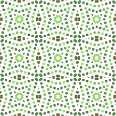 Seamless abstract pattern background with a variety of colored circles.