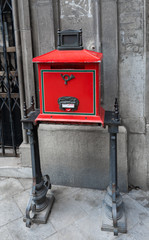 typical Hungarian mailbox - Budapest