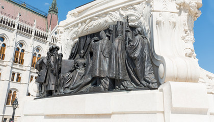 Statue of  Gyula Andrassy Budapest  - Hungary