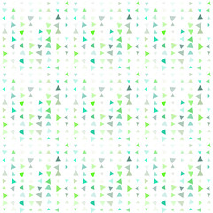 Abstract seamless pattern background with multi-colored varied triangles.