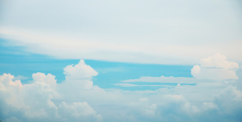 Fototapeta premium Fantasy and vintage dynamic cloud and sky with grunge texture for background Abstract,postcard nature art style,soft and blur focus.