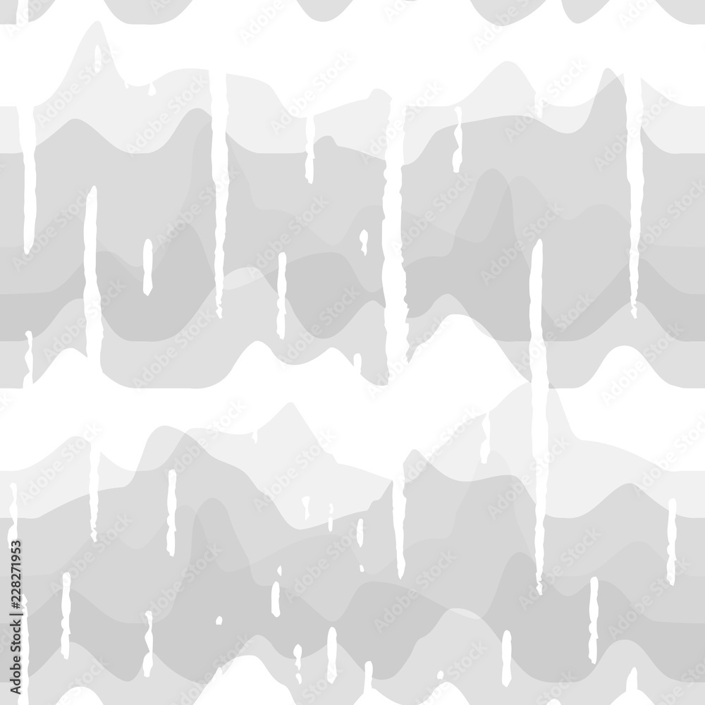Poster abstract wavy line pattern, seamless vector geometric background.