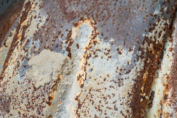 texture of rusty metal