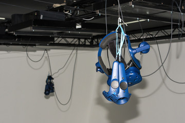 Virtual reality device. Hand control.