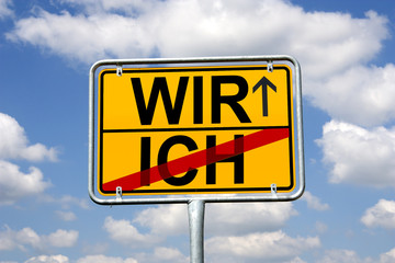 WIR / ICH Wegweiser