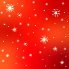 Chritmas holiday celebration theme colorful gredient abstract background with snow flake winter season.