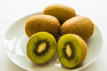 kiwi, polpa, semi