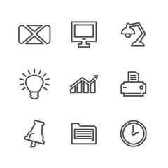 Office outline icon4