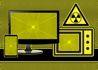 Electromagnetic radiation in everyday life. Health risk through computer, cellphone, microwave oven, wireless networks