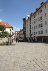 street in old town bratislava