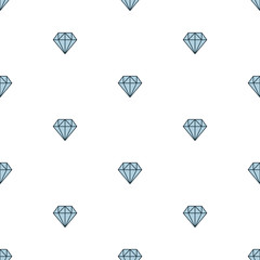 Geometric vector seamless pattern with linear diamonds. Ornament can be used for wallpaper, pattern fills, web page background,surface textures and fabrics