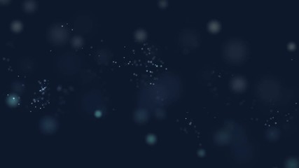 Abstract background animation with particles floating. Animation of softness. Backdrop texture with motion.