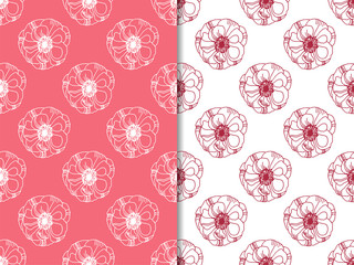 seamless pattern with flower