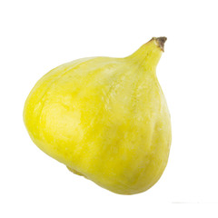 yellow fig isolated on white