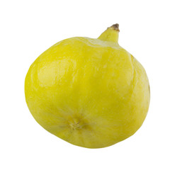 yellow fig isolated on white