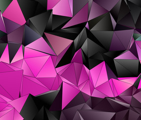 Abstract Low-Poly triangular modern background