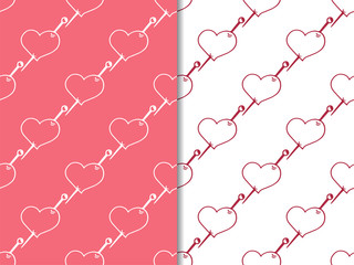 Valentine's Day seamless pattern heart