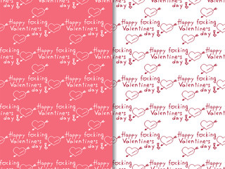 Valentine's Day seamless pattern