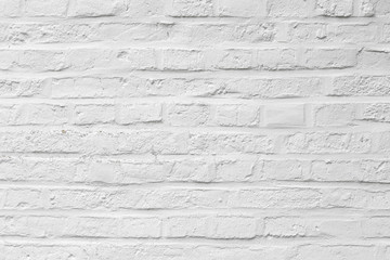 Fototapeta premium background of white painted brick wall