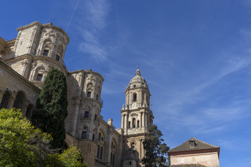 Fototapeta na wymiar Iglesia Catedral de la Encarnación de Málaga, Andalucía