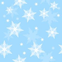 Winter holidays seamless pattern