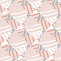 Striped diagonal geometric seamless pattern