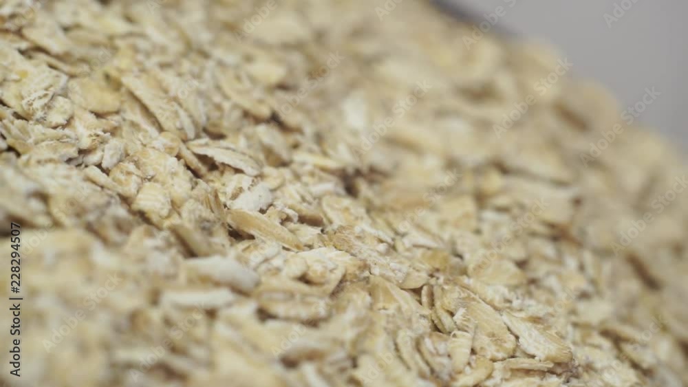 Poster cereals background top view, rotation 360 degrees.