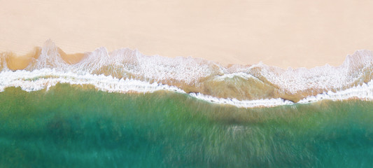 Fototapeta Waves on the beach as a background obraz
