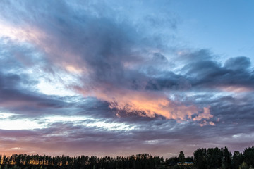 Norway Dramatic cloudy sky great for change sky background