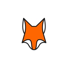 fox logo vector icon illustration
