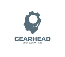 Gear Head Logo