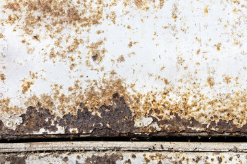 Old rusty metal wall background