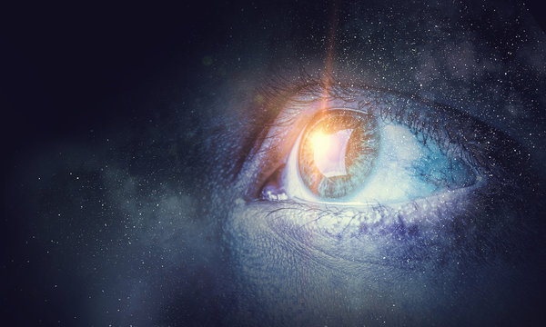 Fototapeta Space abstract backdrop