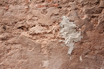 old red damaged weathered brick wall textur
