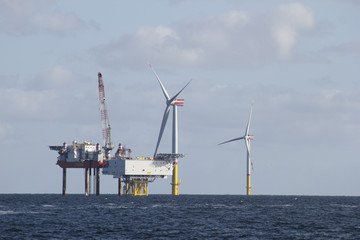 Offshore Windpark Konstruktion Ostsee Rügen