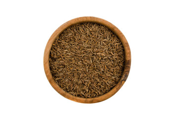 Kümmel in Holzschälchen Draufsicht