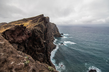 Fototapeta premium Cape Ponta de Sao Lourenco eastern edge of Madeira island, Portugal