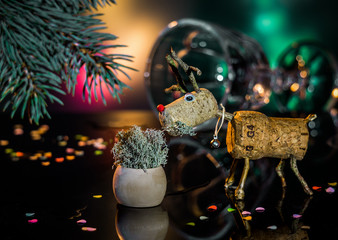 Deer as cork decoration