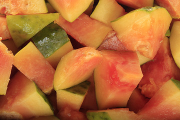 slices of pawpaw background