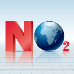 Chemical molecular design. The background is blue gradient.