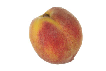 peach isolated on white