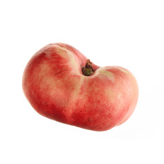 peach isolated on white