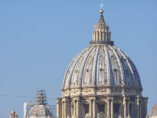 Fototapeta na wymiar St Peter Basilica (Basilica di San Pietro) in Rome