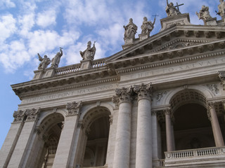 Fototapeta na wymiar St John Lateran basilica in Rome