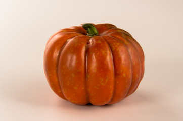 Beautiful halloween decoration trick or treat on white background with filter, concept of halloween party, copy space(text space), close-up, blank for text