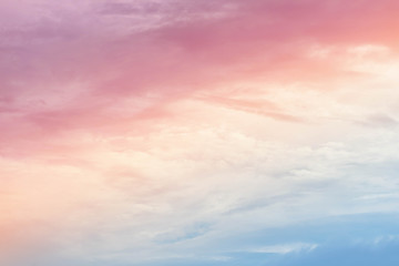 sun and cloud background with a pastel colored

